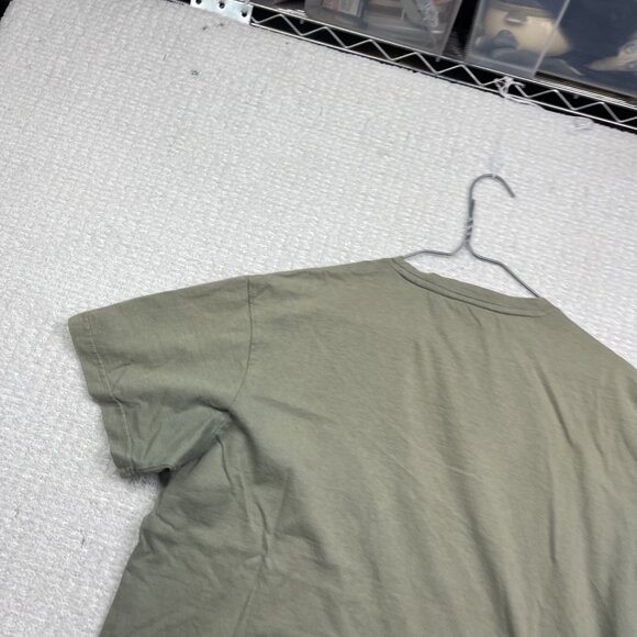 Chlorophylle T-shirt Graphic Spell Out Short Sleeve Men M Military Green Outdoor - Picture 11 of 13